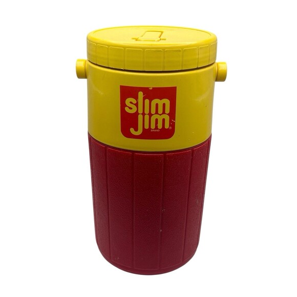 Coleman Other - Vintage 1992 Coleman Slim Jim Red Yellow 1/2 Gallon Water Jug 5590 Cooler USA